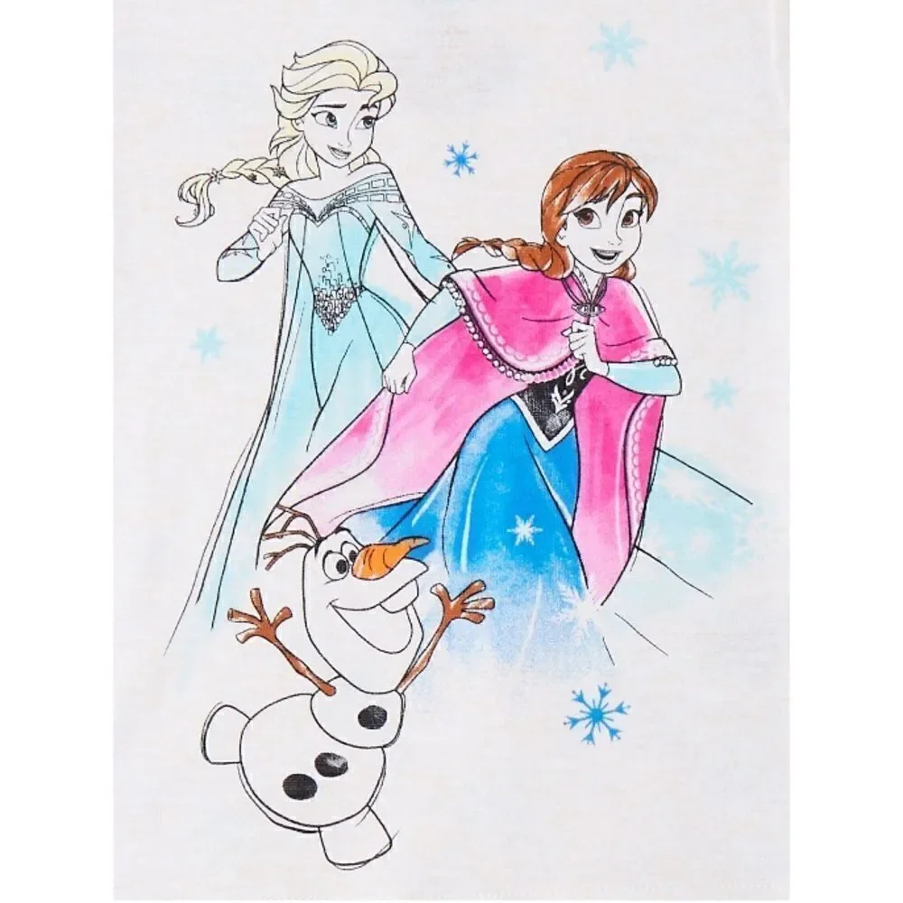Disney Princess Snug Fit Pajamas Long & Short Sleeve 2, 2-Piece Sets Size 12M